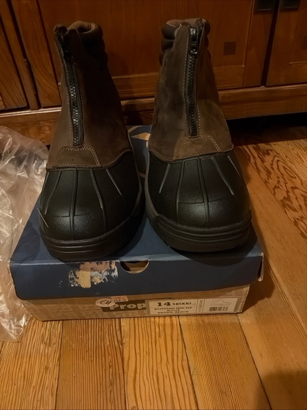 PROPET BLIZZARD MID ZIP WATERPROOF DUCK SHOES INSULATED MEN SIZE 14 XX Wide 5E